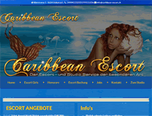 Tablet Screenshot of caribbean-escort.ch